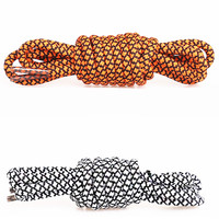 Lacets personnalisés Yrunfeety Fuzhou en ligne, lacets ronds bicolores pour baskets, lacets en corde colorés de 5 mm pour Yeezy 350 Boost