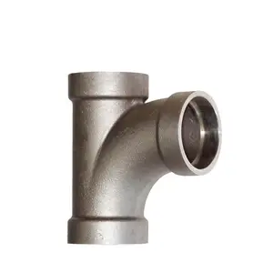 High precision stainless steel y branch pipe fitting