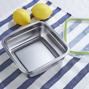 ESCART Vente flash Ensemble de boîtes de conservation hermétiques pour aliments 400 ml 750 ml 1200 ml en acier inoxydable 304 Boîte à lunch bento - Product Image 4