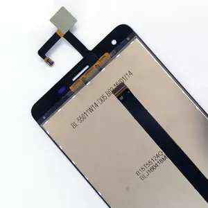 Layar LCD + Layar Sentuh Digitizer Rakitan, Warna Hitam Putih untuk Oukitel K6000 Pro