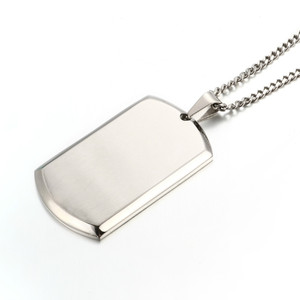 Grabable Placa Acero Colgantes <span class=keywords><strong>Para</strong></span> Hombres,Barato Precio <span class=keywords><strong>Para</strong></span> mayorista - Product Image 1