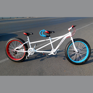 Bicicleta de dos plazas con neumático ancho para amantes, bicicleta de surrey - Product Image 3