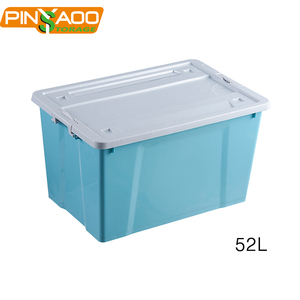 52L nuevo diseño Casa de gran capacidad con tapa cajas de almacenamiento - Product Image 2