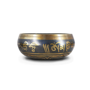Bol chantant tibétain artisanal de l'Himalaya du Népal, vente en gros, pour le yoga, la méditation, la relaxation, la guérison, le calme, 8 cm, 8,5 cm - Product Image 6