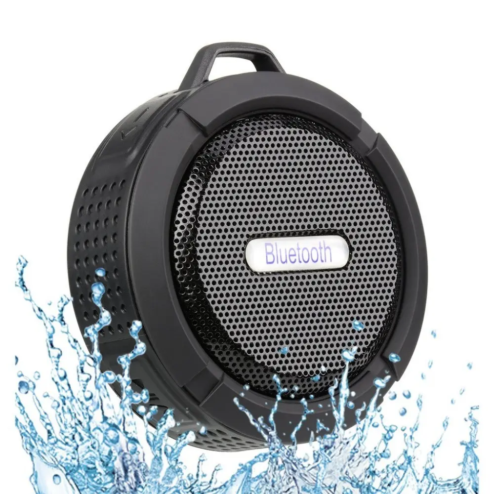 Top Selling Waterproof Wireless Speaker Music Player Outdoor Gifts Gadget Wireless Stereo Bass Shower Speaker C6