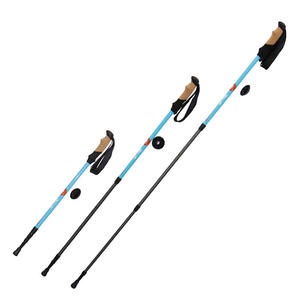 Canne <span class=keywords><strong>de</strong></span> randonnée télescopique ultralégère rétractable bâtons <span class=keywords><strong>de</strong></span> marche pour les aventures en plein air - Product Image 1