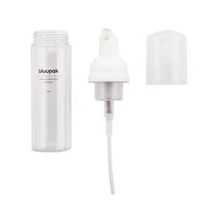 Bomba de garrafa dispensadora de sabão e espuma de limpeza facial, amostra grátis de plástico 50ml 60ml, bomba de espuma de mousse de sabão líquido 28/410