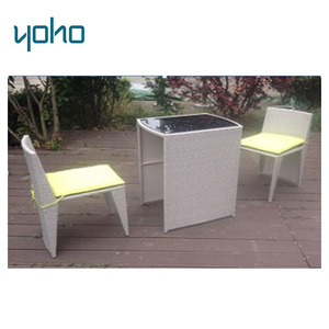 Café muebles de mimbre al aire libre silla de mimbre <span class=keywords><strong>Bistro</strong></span> mesa para jardín - Product Image 1