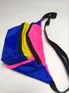 Promosyon özel marka çok renkler 3 fermuarlar spor bel çantası Fanny paketi - Product Image 6