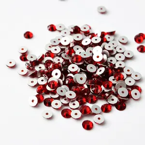 FlatBack Lochrose Rhinestones पर सीना क्रिस्टल 3mm 4mm 5mm 6mm Lochrose थोक