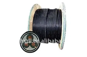 Cu / XLPE / STA / PVC Cable de alimentación eléctrica MV