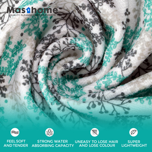 Masthome 2pcs al por mayor <span class=keywords><strong>novela</strong></span> hogar poliéster impreso de limpieza toalla cocina conjunto de paño - Product Image 4