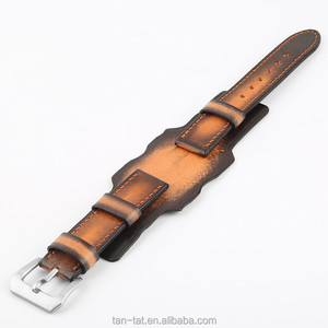 Correa de reloj de cuero genuino, marca personalizada - Product Image 5