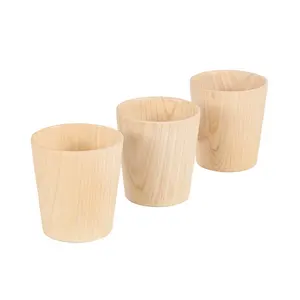 Aborative Making Craft Smart Wood Soup/Coffee/Food Cup