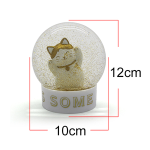 Penjualan terlaris kustom bola salju kucing bola salju hewan untuk dekorasi rumah - Product Image 5