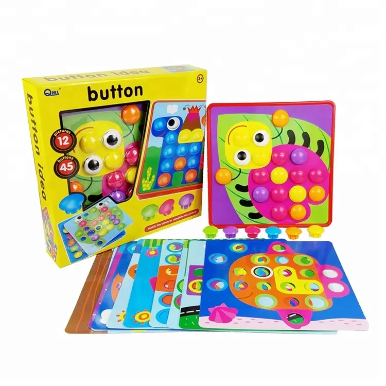 Button Idea Puzzle Game Educational Toys For Kids Birthday Gifts