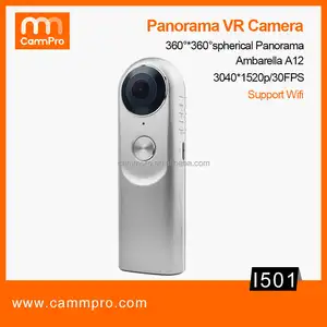 Chaude VR Caméra 360 fisheye caméra 360 caméra sphérique 360 sport caméra