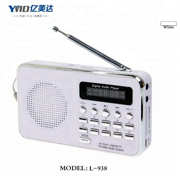 Radio Quran Digital con altavoz usb mini radio fm reproductor de música Mp3 portátil