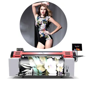 MTuTech Digital for Fabric I3200Plus Heads belt textile printing machine for Silk Spandex Lycra Elastic Fabric