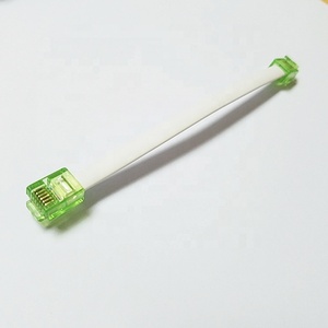 <span class=keywords><strong>Cable</strong></span> Telefónico <span class=keywords><strong>Plano</strong></span> de <span class=keywords><strong>6</strong></span> Pines y <span class=keywords><strong>6</strong></span> <span class=keywords><strong>Hilos</strong></span> con Conector RJ12 de Color Blanco - Product Image 1