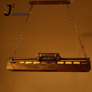Retro Sắt E27 Pendant Lights Vintage Hình Chữ Nhật Trang Trí <span class=keywords><strong>Chandelier</strong></span> - Product Image 5