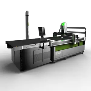 Computerized Automatic Straight Knife Textile Cloth Cutter Fabric Cutting Machine With Sewing Equipment