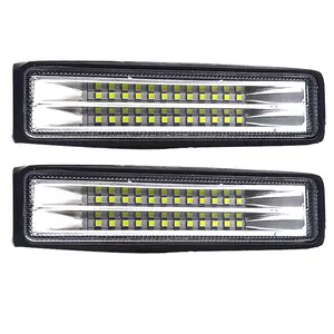 72w deux rangées LED barre lumineuse Combo 12V 24V voiture camion tout-terrain SUV ATV UTV bateau LED lampe de conduite