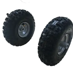 4.10-4 rubber Wheel for Walking Mini Snow Blower/Thrower trailer dolly tires 4.10-4