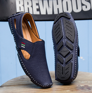 Up-1122r Wholesale China Casual Footwear Men PU <strong>Leather</strong> <strong>Slip</strong> <strong>on</strong> <strong>Shoes</strong> for Summer - Product Image 6