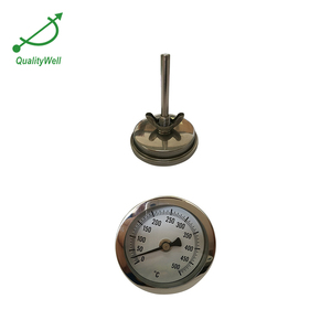 Termómetro Bimetálico Personalizado <span class=keywords><strong>Dial</strong></span> Caja de Acero Termomanómetro - Product Image 1