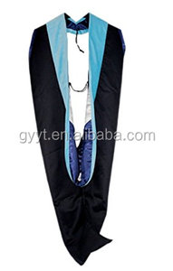 Vestido <span class=keywords><strong>de</strong></span> graduación <span class=keywords><strong>de</strong></span> maestro <span class=keywords><strong>de</strong></span> lujo personalizado, gorra y capucha uniformes <span class=keywords><strong>de</strong></span> graduación negros mate - Product Image 4
