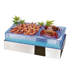 Commercial Buffet Built In Seafood Ice Display Table - Product Image 1