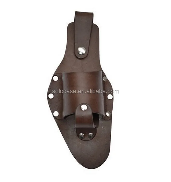 Holster Echtes Leder Bier Holster mit Metall Gürtel clip