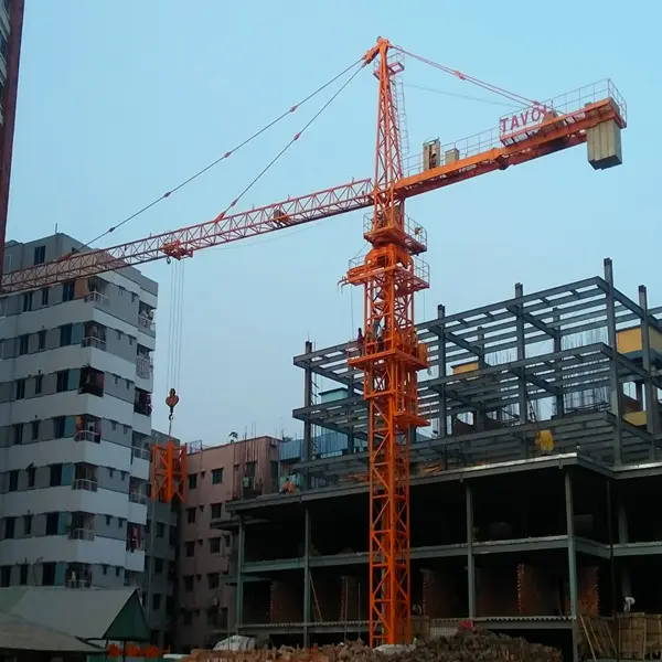 QTZ125-6015 Construction Building Equipment Topkit Self Erecting Tower Crane From China
