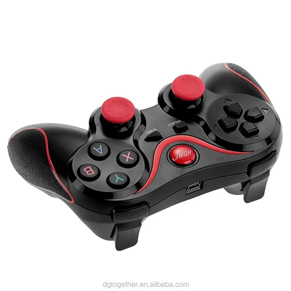 Manette de jeu sans fil, bluetooth, avec support pour téléphone portable, contrôleur de jeu pour Android/iOS/PC