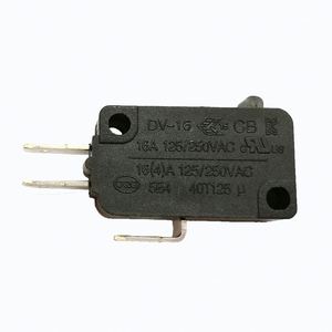 Nouveau micro-interrupteur pour machine à café, 3 broches, 16A 20A 250V, couleur noire, bornes à souder, interrupteur de fin de course - Product Image 1