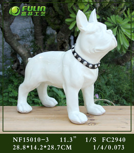 Statue de <span class=keywords><strong>bouledogue</strong></span> style <span class=keywords><strong>français</strong></span>-<span class=keywords><strong>anglais</strong></span> NF36588 en résine, artisanat imperméable, peinte à la main, décoration d'intérieur, sculpture de chien - Vente en gros - Product Image 5