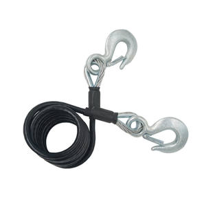 Fune di traino in fune metallica d'acciaio rivestita in PVC rosso/blu per Auto - Product Image 1