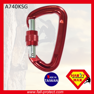 Safe Durable Quality OEM ODM Rescue Outdoor Sports Climbing Aluminum Rock Carabiner - Product Image 3