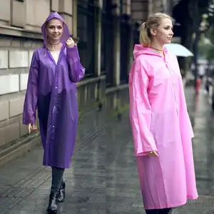 Capa de chuva dobrável reutilizável, capuz longo impermeável para lluvia casaco de chuva para homens