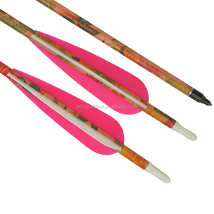 30 "SP400 Rose Camo Carbone Flèches Avec TPU Aube Pour <span class=keywords><strong>Archer</strong></span> Féminin Extérieure Tir À L'arc Tir - Product Image 3