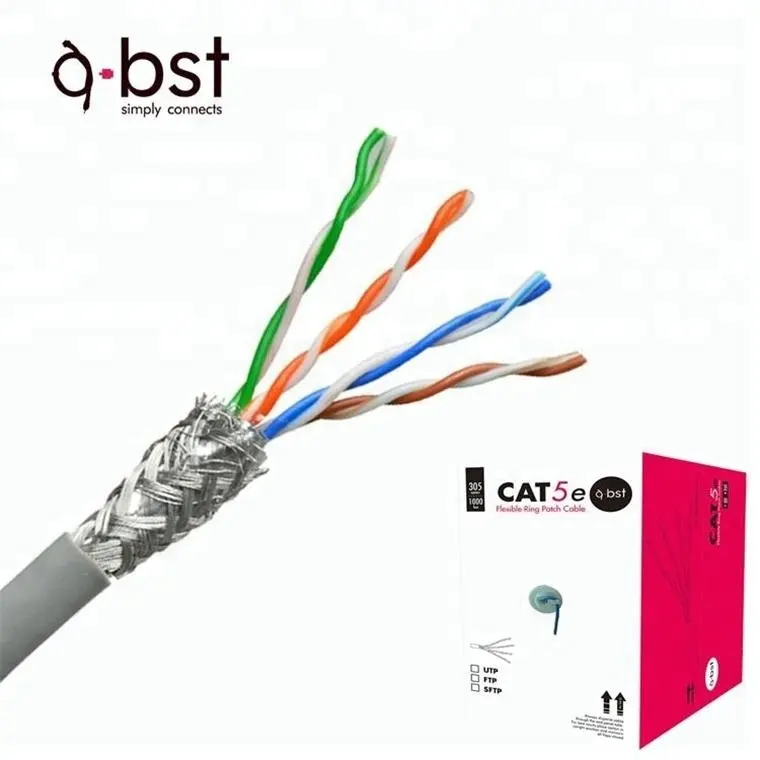 Cat6 double shield cable 305m 100m Sftp cable