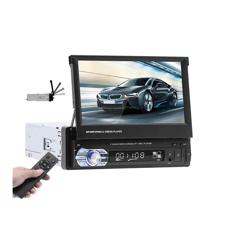 Auto Radio Mp5 Speler Autoradio 7 "Car Multimedia Speler Ondersteuning Reverse Afbeelding Fm/Am 1 Din Touch Screen auto Stereo