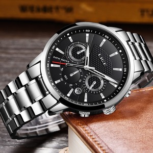 Cho Lige Lg9866 Tất Cả Các Màu Đen Thép Không Gỉ Của Nam Giới Đồng Hồ Biểu Tượng Tùy Chỉnh Nhà Máy OEM 3 ATM Chống Nước Kinh Doanh Quay Số Con Trỏ Hợp Kim - Product Image 3