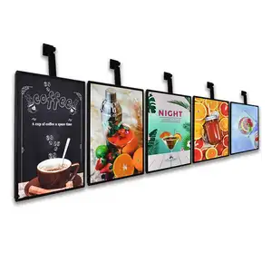 Light frame equipment fast food plastic menu board electron restaur menu board