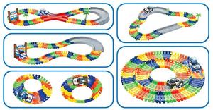 Road Super Snap Speedway Magic Journey Track Set-Piste flexible avec poursuite policière-Cadeau idéal pour les tout-petits, les garçons et les filles - Product Image 4