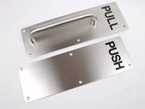 Stainless Steel 304 <strong>Door</strong> <strong>Handle</strong> <strong>Push</strong> Pull Long Plate - Product Image 3