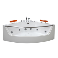 Baignoire de massage spa sexy d'angle, jacuzzi