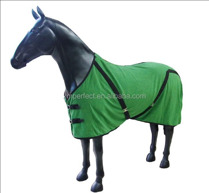 Высокое качество анти-пиллинг флиса лошадь флис ковер в зеленого цвета