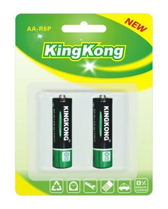 KingKong R6 <strong>Aa</strong> <strong>1.5v</strong> <strong>Dry</strong> <strong>Batteries</strong> Um3 Size Zinc Carbon <strong>Battery</strong>